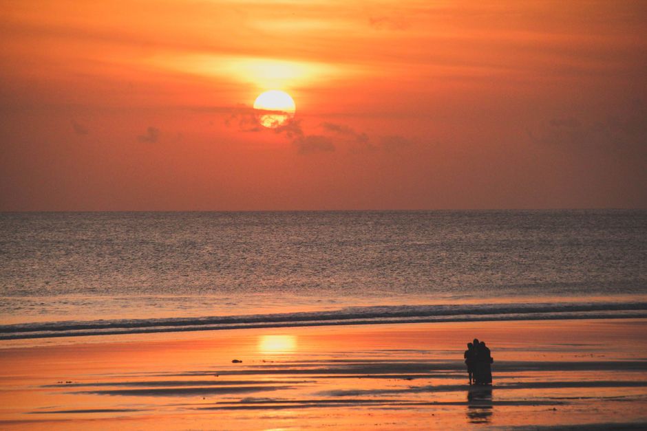 Detail Gambar Pantai Kuta Bali Sunset Number 2