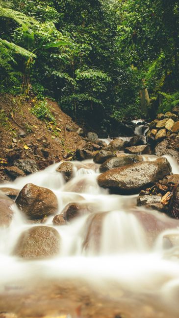 Detail Foto Long Exposure Air Terjun Number 13