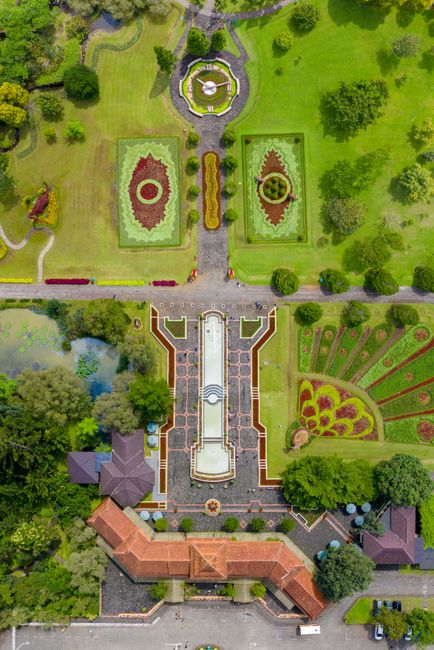 Detail Gambar Taman Bunga Dari Atas Number 12
