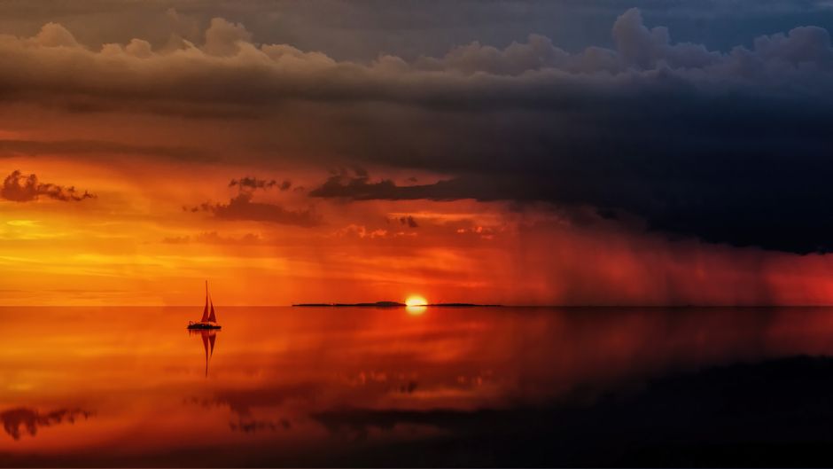 Wallpaper Sunset 4k Untuk Laptop