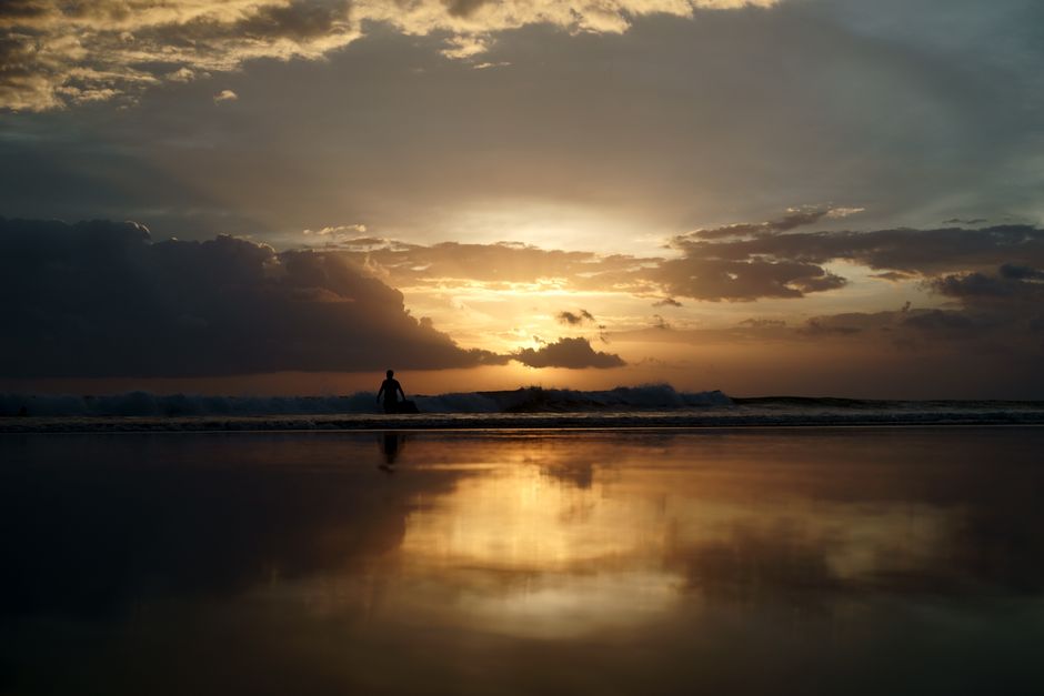 Detail Gambar Pantai Kuta Bali Sunset Number 16