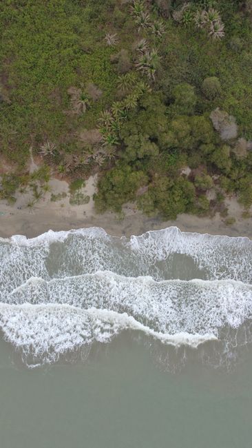 Detail Foto Aerial Pantai Pasir Putih Number 10