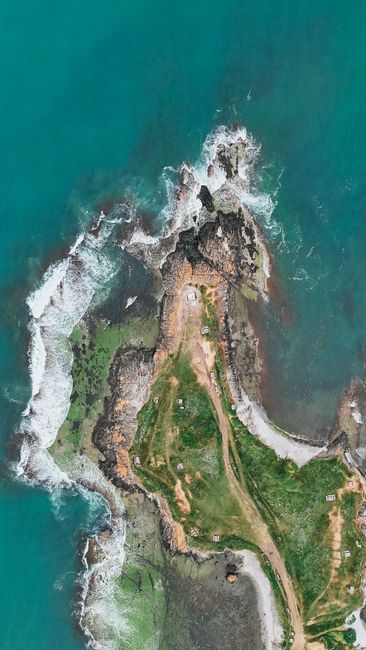 Detail Foto Karang Laut Dari Atas Number 8