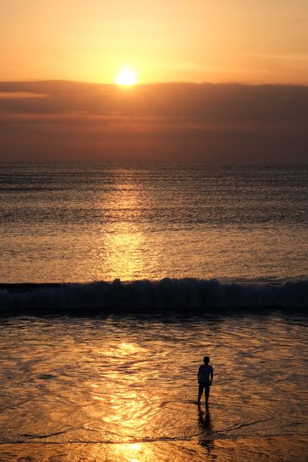 Detail Gambar Pantai Kuta Bali Sunset Number 15