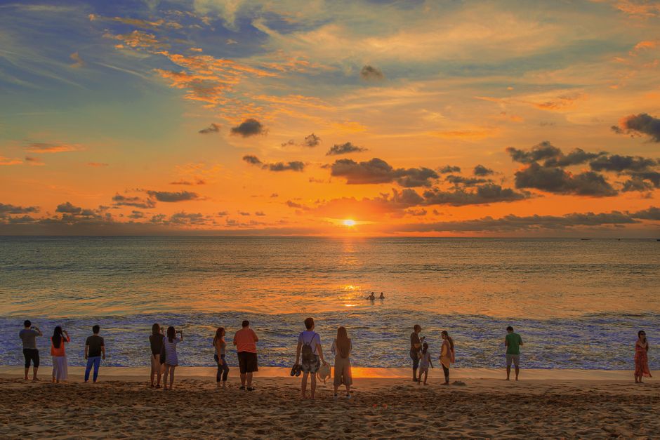 Detail Gambar Pantai Kuta Bali Sunset Number 6