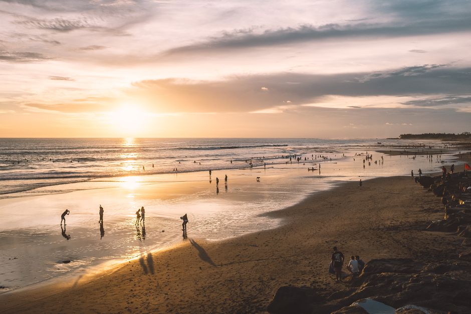 Detail Gambar Pantai Kuta Bali Sunset Number 4