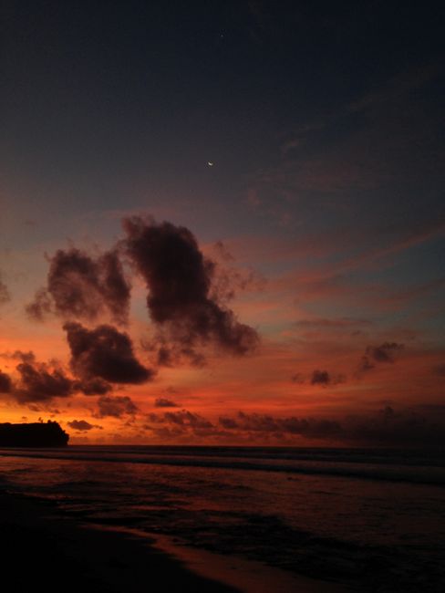 Detail Gambar Pantai Kuta Bali Sunset Number 12