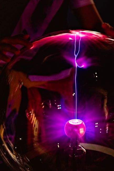 Plasma Experiment Im Wissenschaftlichen Labor Foto Efd3