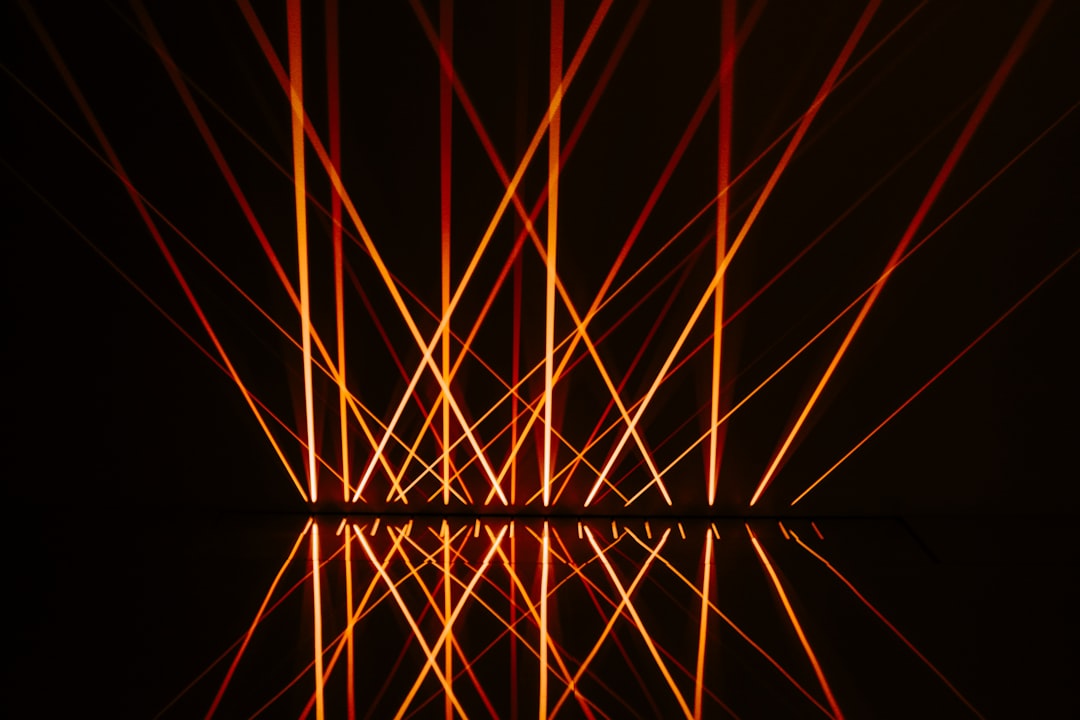 Physik Experiment Mit Laserstrahl Foto 0d29