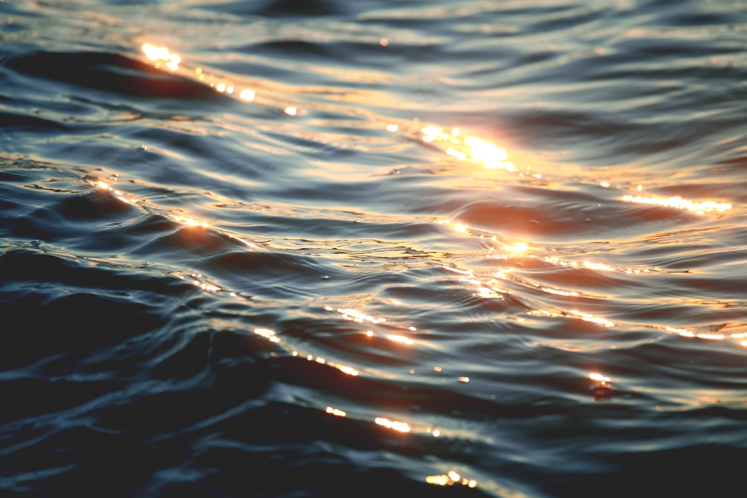 Glitzerndes Wasser Im Sonnenlicht E8e6