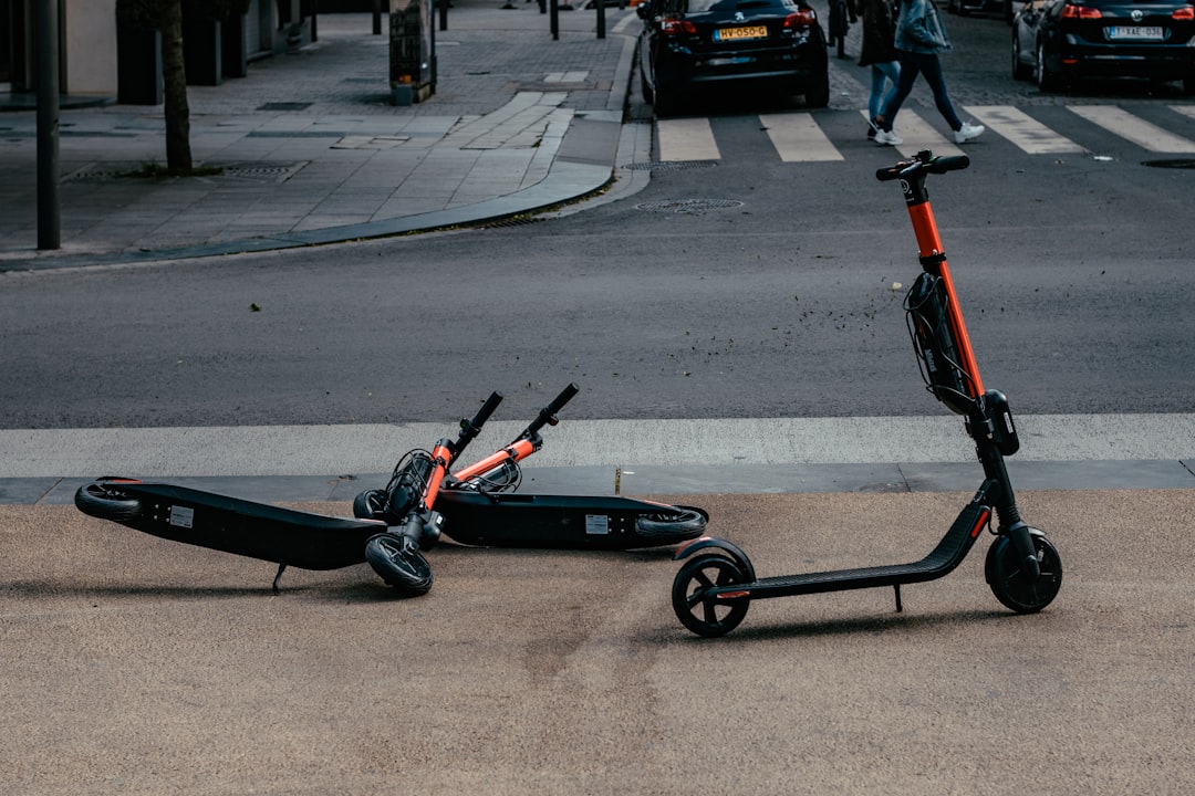 E Scooter Im Stadtverkehr Foto 46c5