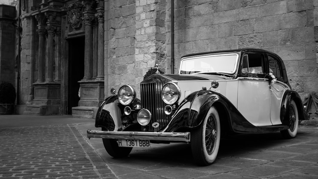Retro Auto Auf Kopfsteinpflaster Foto F6bb