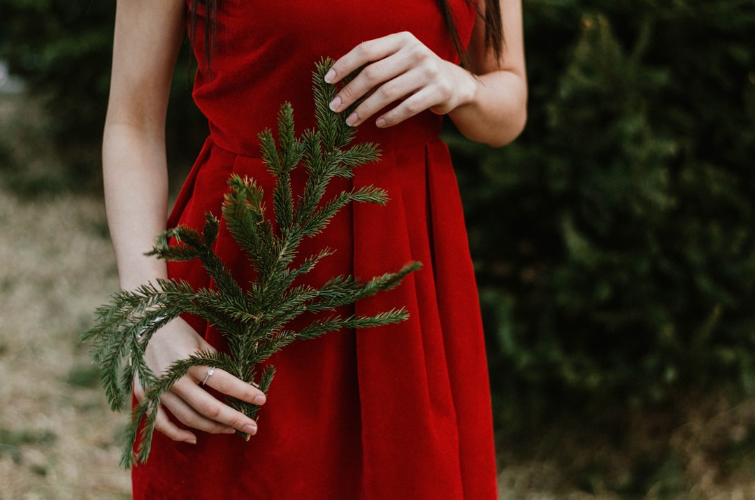 Weihnachts Outfit Festlich Samt Kleid Foto F0e5