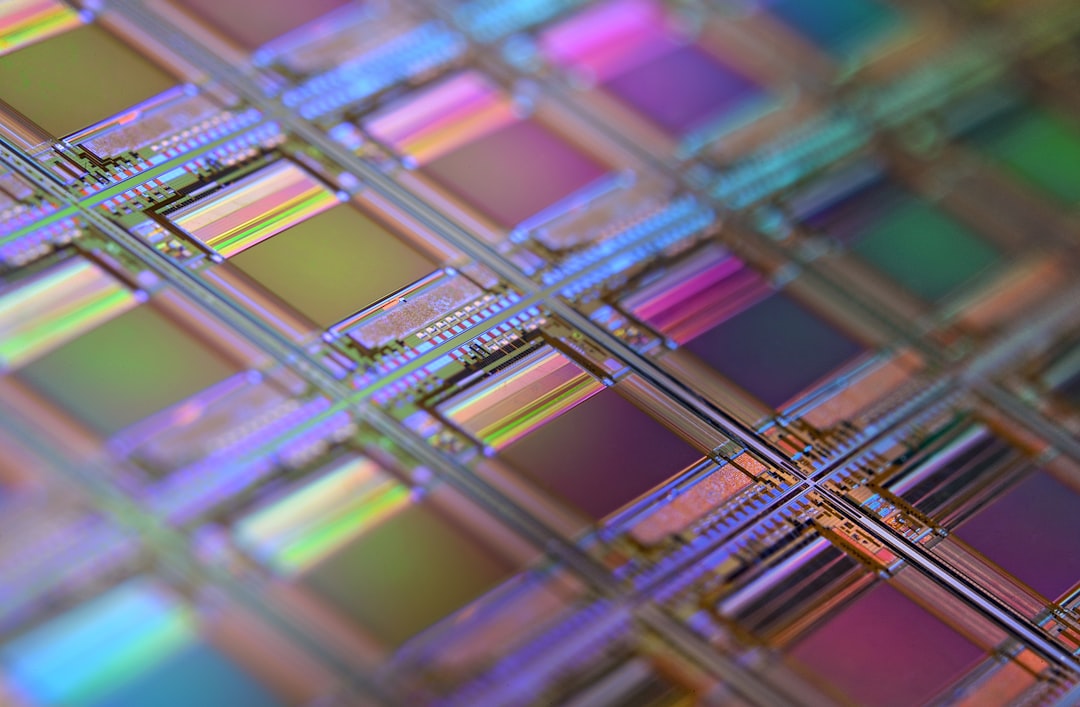 Mikrochip Unter Mikroskop Nahaufnahme Foto 4c8a