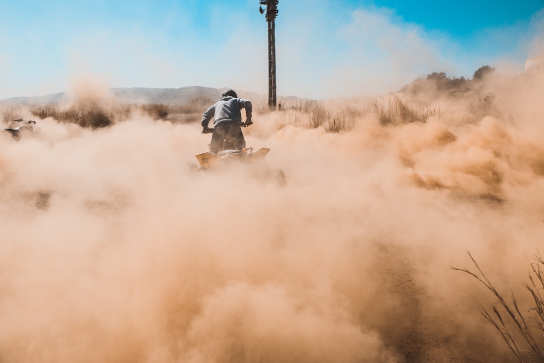 Off Road Vehicle Dust Cloud Action Shot 5136