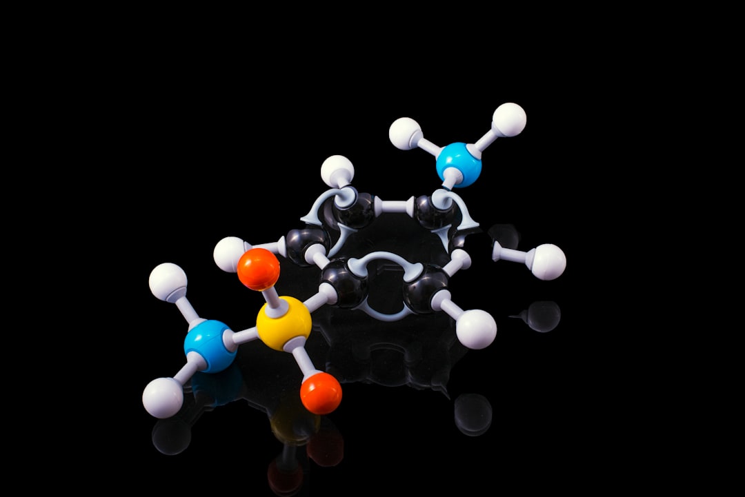 Molekuelmodell Im Chemieunterricht Foto 1462