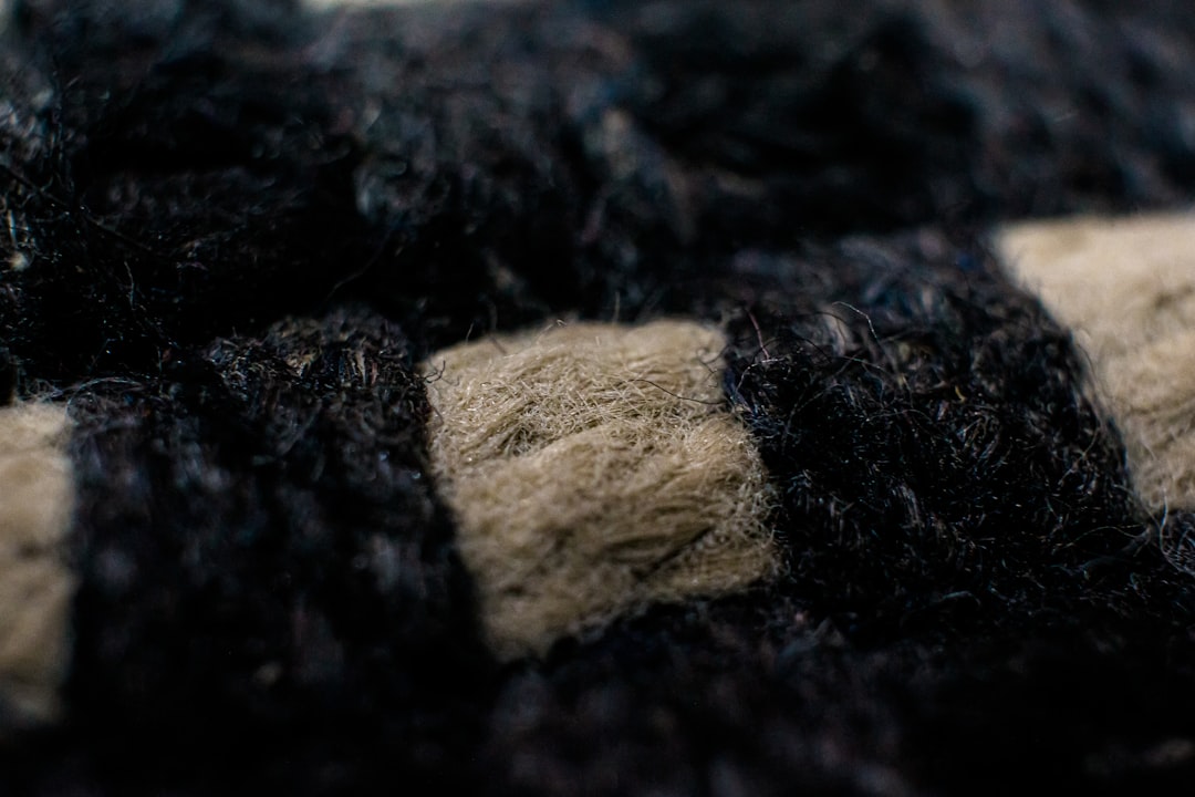 Teppich Berber Stil Creme Schwarz Foto 84dd