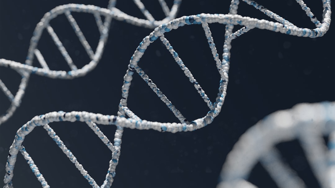 Dna Doppelhelix Wissenschaftliche Illustration Bild D11a
