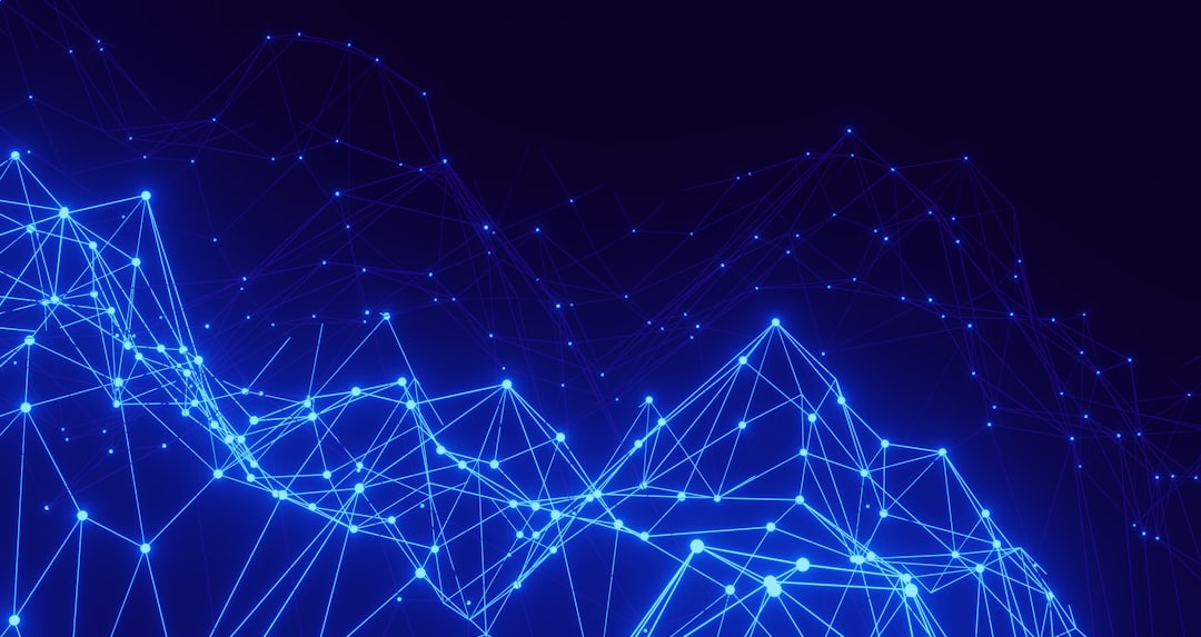 Digitales Netzwerk Abstrakt Verbindungen Hintergrund 275a
