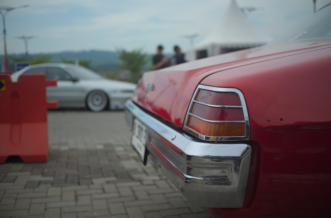 Classic Car Chrome Bumper Detail Close Up Bf28